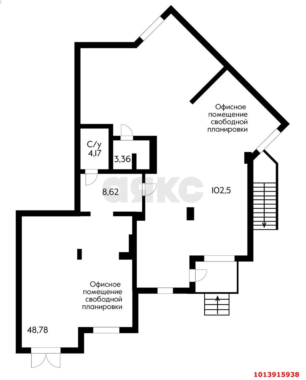 Фото №7: Торговое помещение 168 м² - Краснодар, жилой комплекс Авиатор, ул. имени Валерия Гассия, 2