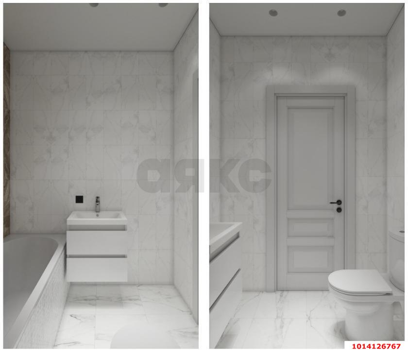 Фото №10: 3-комнатная квартира 70 м² - Краснодар, Догма Парк, мкр. Прикубанский внутригородской округ, ул. Марины Цветаевой, 1