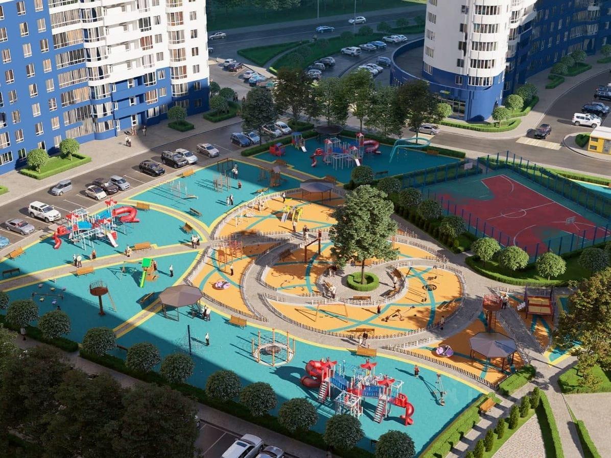 Фото №8: 1-комнатная квартира 31 м² - Краснодар, Центральный внутригородской округ, Черёмушки, мкр. жилой комплекс Фонтаны, ул. Воронежская, 47/35