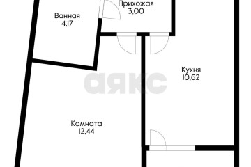 Фото №1: 1-комнатная квартира 31 м² - Краснодар, мкр. жилой комплекс Фонтаны, ул. Воронежская, 47/35