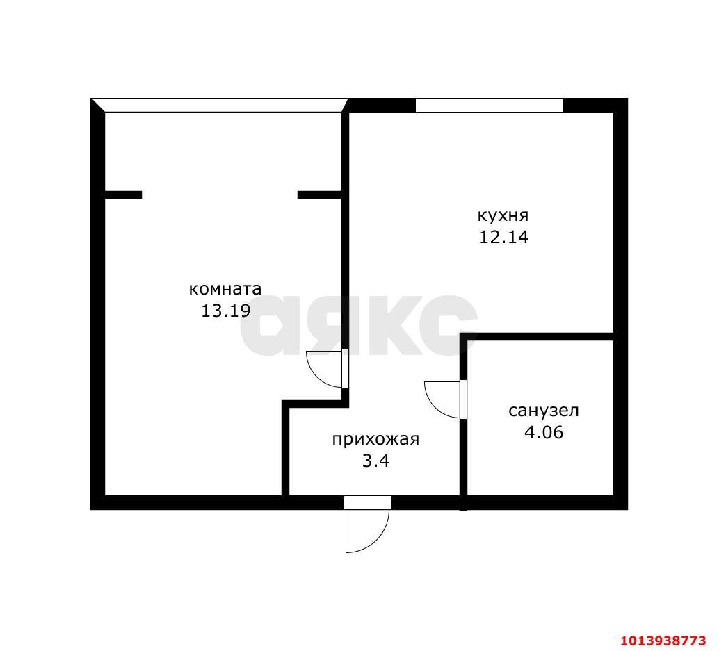 Фото №2: 1-комнатная квартира 35 м² - Краснодар, Черёмушки, 