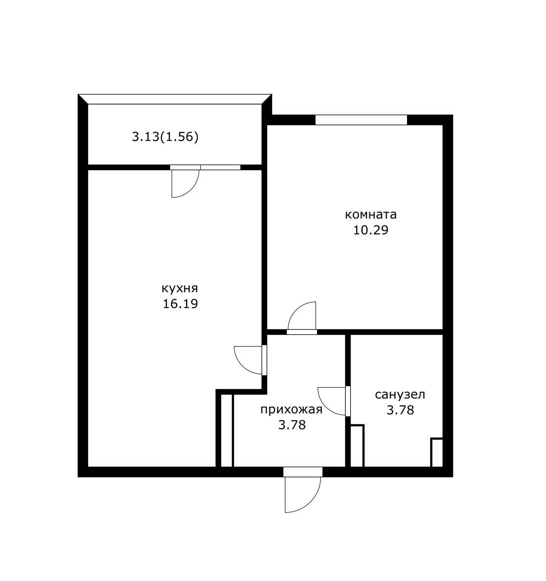 Фото №6: 1-комнатная квартира 35 м² - Краснодар, ЖК Урал, Карасунский внутригородской округ, Камвольно-суконный Комбинат, мкр. жилой комплекс Ural, ул. Уральская, 87/7