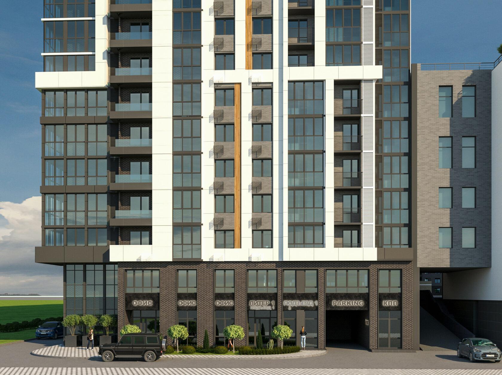 Фото №3: 1-комнатная квартира 35 м² - Краснодар, ЖК Урал, Карасунский внутригородской округ, Камвольно-суконный Комбинат, мкр. жилой комплекс Ural, ул. Уральская, 87/7