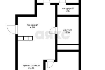 Фото №3: 2-комнатная квартира 74 м² - Краснодар, мкр. Достояние, ул. Григория Булгакова, 6
