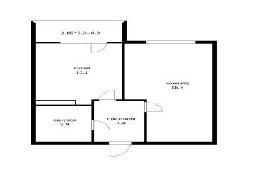 Фото №2: 1-комнатная квартира 35 м² - Берёзовый, мкр. жилой комплекс Нова Вита, ул. имени А.Н. Лодыгина, 6к2/1