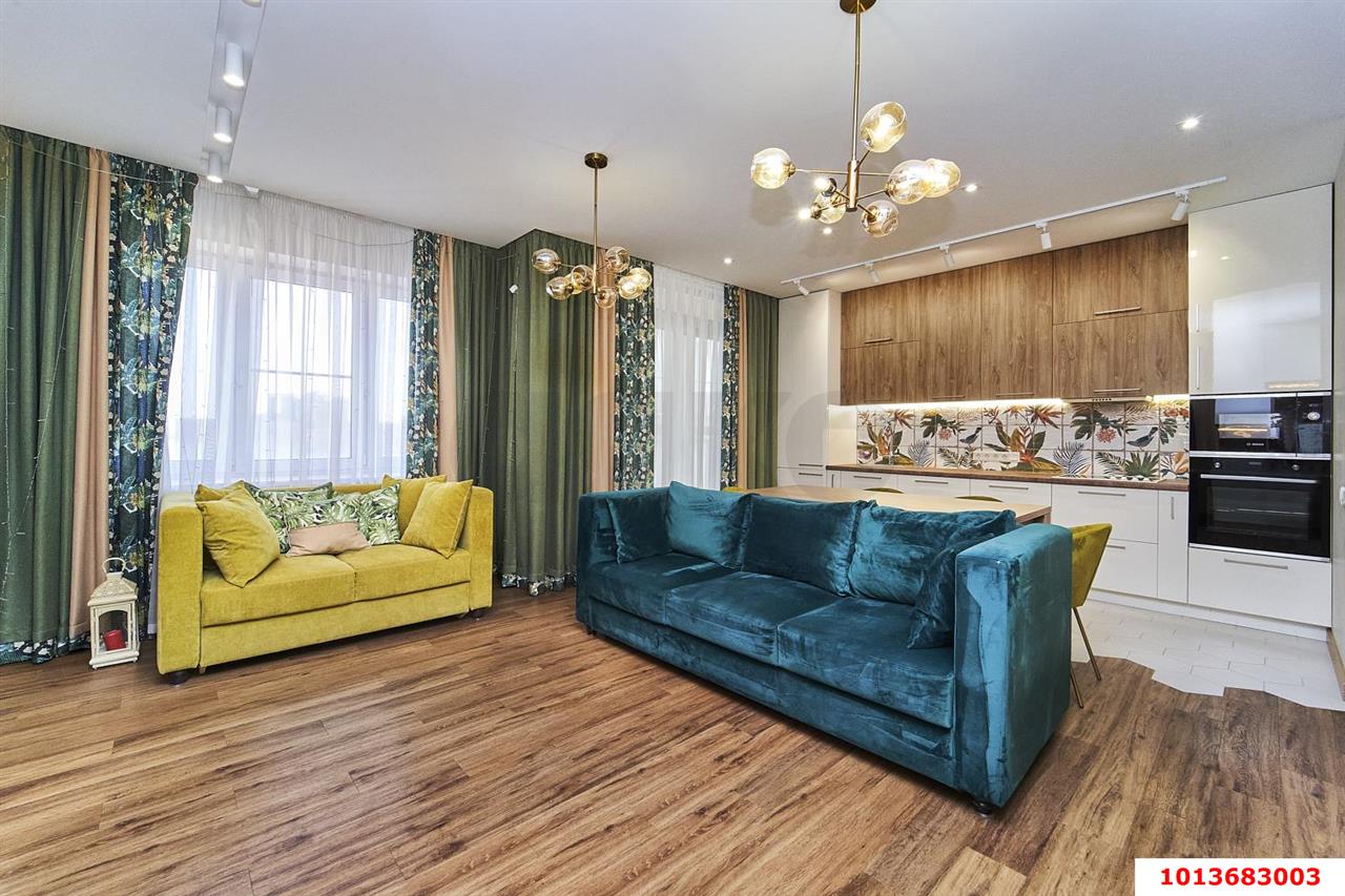 Фото №1: 3-комнатная квартира 87 м² - Краснодар, 2-й квартал, ул. имени Героя Георгия Бочарникова, 1