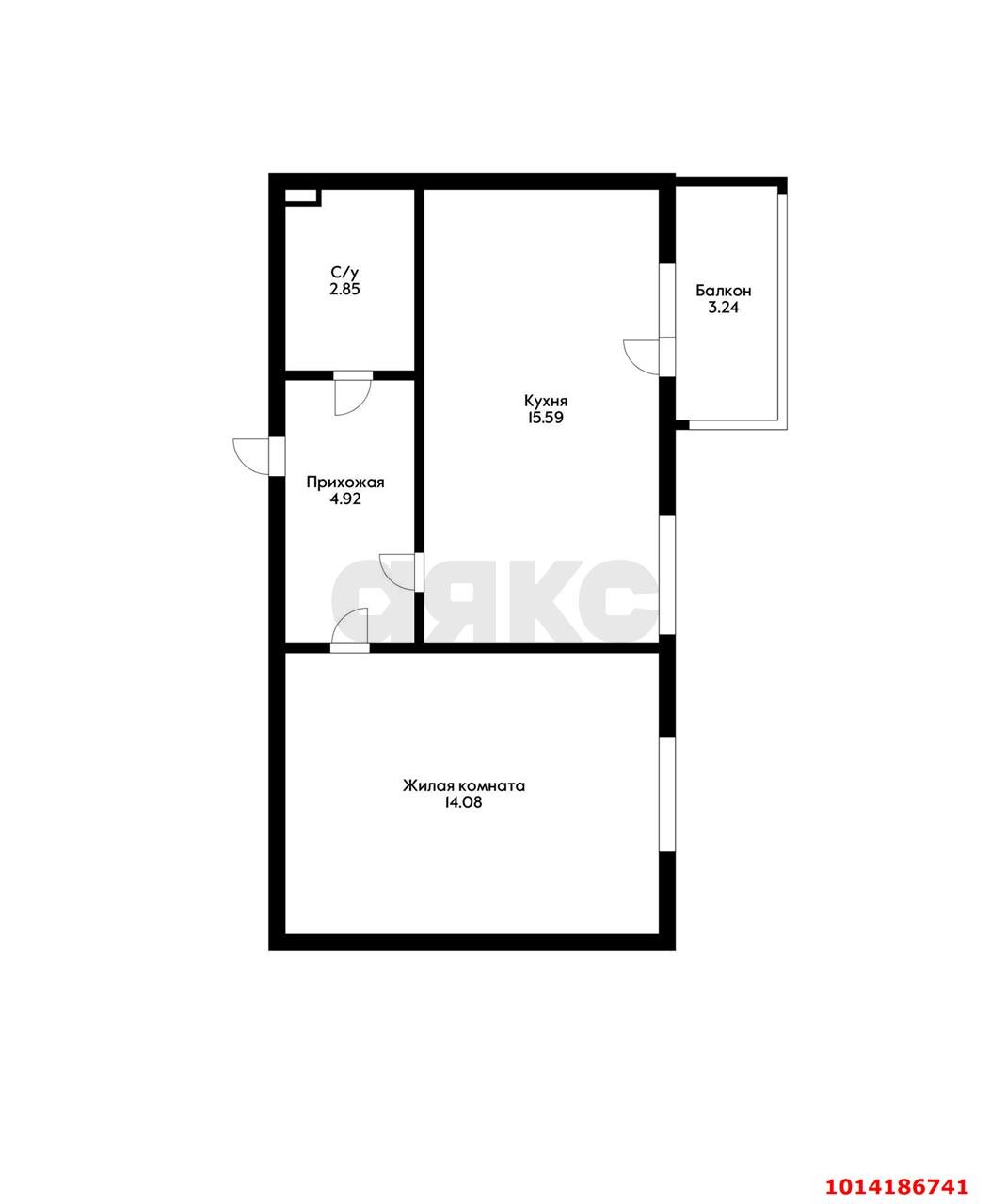 Фото №17: 1-комнатная квартира 37 м² - Краснодар, Калинино, б-р Интернациональный, 110/1Б