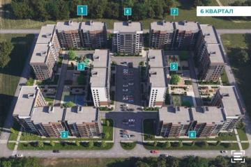 Фото №4: 2-комнатная квартира 52 м² - Краснодар, мкр. Сады Калинина, ул. имени Евдокии Сокол, 1