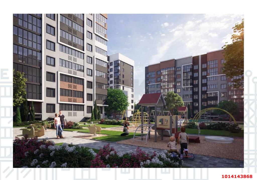 Фото №3: 2-комнатная квартира 52 м² - Краснодар, Прикубанский внутригородской округ, мкр. Сады Калинина, ул. имени Евдокии Сокол, 1