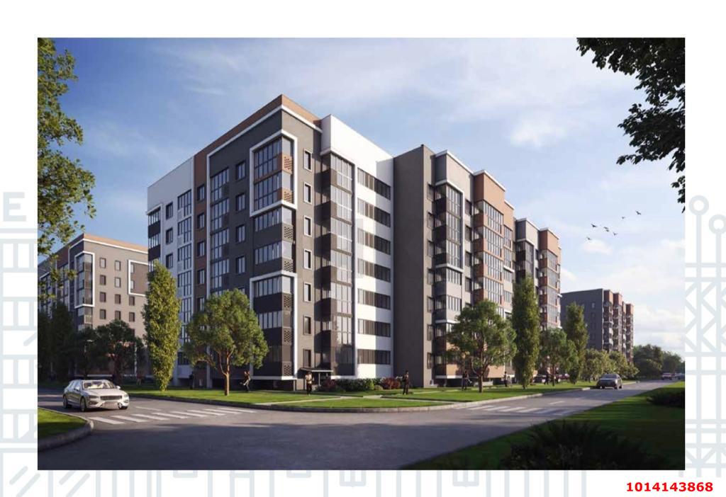 Фото №1: 2-комнатная квартира 52 м² - Краснодар, Прикубанский внутригородской округ, мкр. Сады Калинина, ул. имени Евдокии Сокол, 1