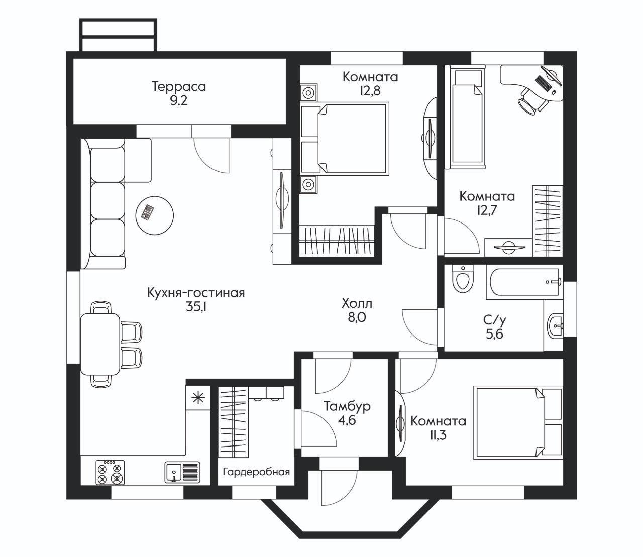 Фото №2: Дом 104 м² + 4.34 сот. - Краснодар, Карасунский внутригородской округ, дачное товарищество Верхний казачий, мкр. КП Домино, ул. Горячеключевская, 242