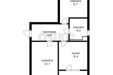 Фото №5: 2-комнатная квартира 41 м² - Берёзовый, мкр. жилой комплекс Прогресс, ул. имени Туполева А.Н., 1