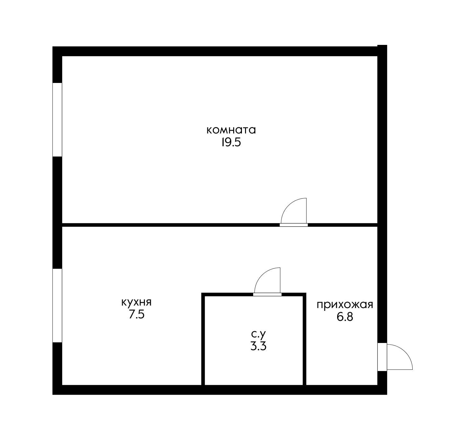 Фото №8: 1-комнатная квартира 37 м² - Краснодар, Центральный внутригородской округ, мкр. Дубинка, ул. Ковтюха, 109/3