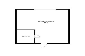 Фото №3: Студия 21 м² - Анапа, мкр. Алексеевка, ул. Ленинградская, 56