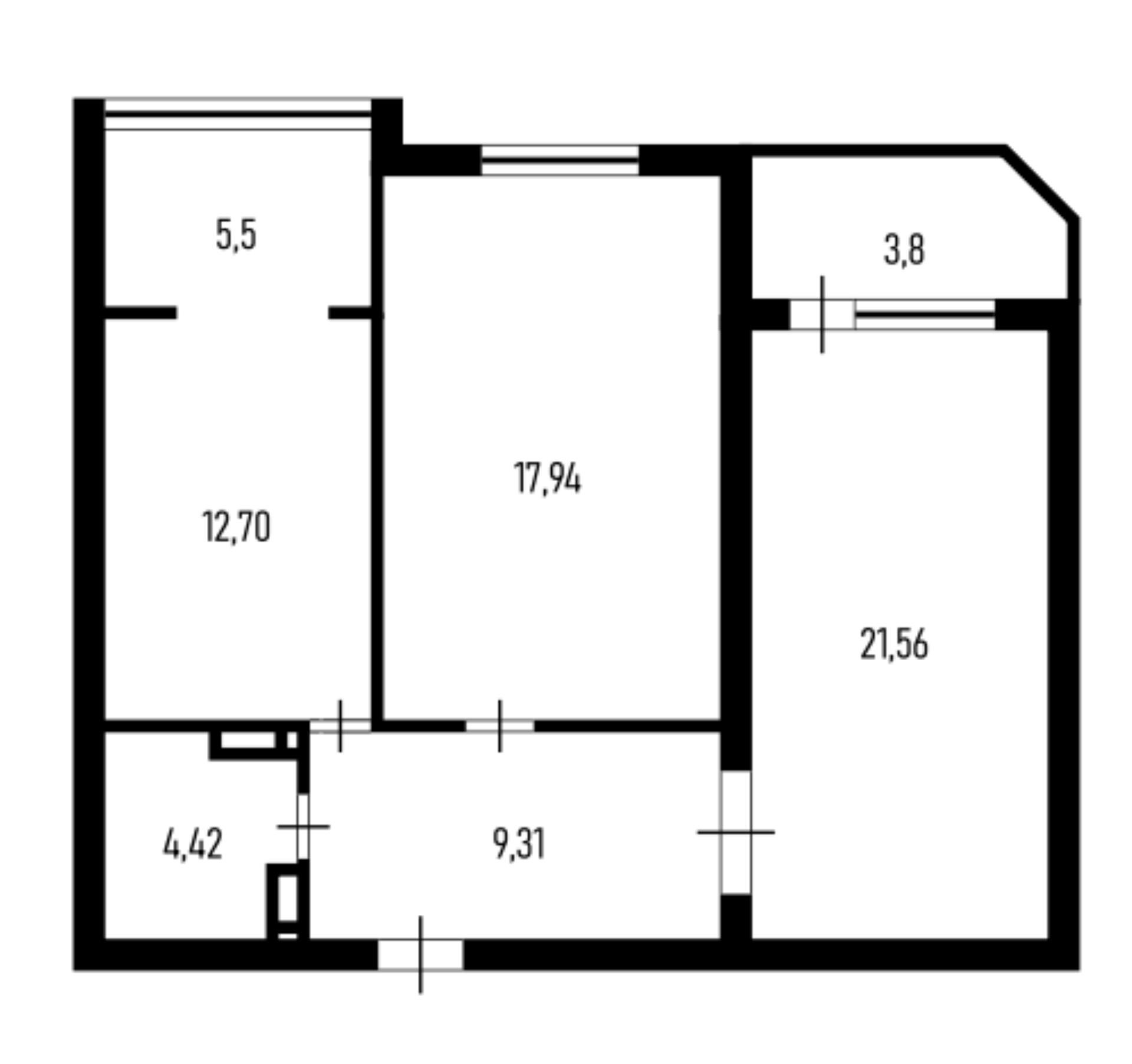 Фото №20: 2-комнатная квартира 65 м² - Краснодар, Центральный внутригородской округ, мкр. Черёмушки, ул. Кубанская, 52