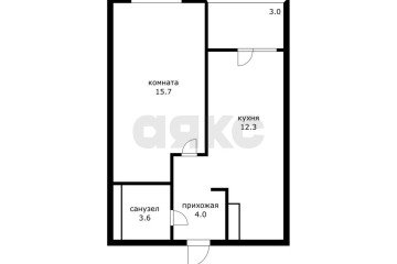 Фото №1: 1-комнатная квартира 35 м² - Краснодар, мкр. жилой комплекс Грани, ул. Западный Обход, 45