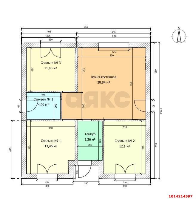 Фото №14: Дом 76 м² + 5 сот. - Старокорсунская, Карасунский внутригородской округ, ул. Васильевская, 13