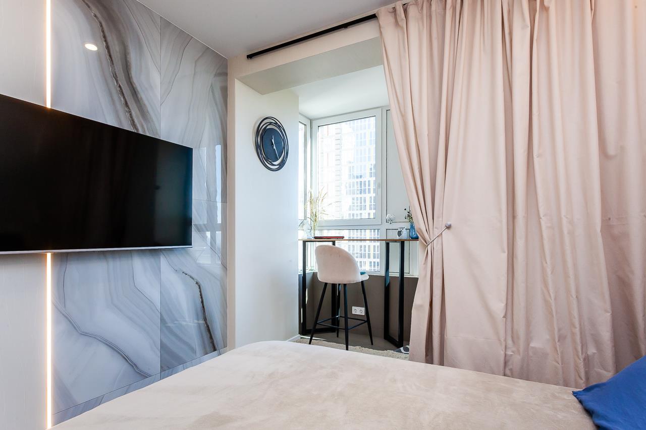 Фото №1: 1-комнатная квартира 35 м² - Краснодар, ЖК Абрикосово, жилой комплекс Абрикосово, мкр. Прикубанский внутригородской округ, ул. имени Героя Георгия Бочарникова, 4к2