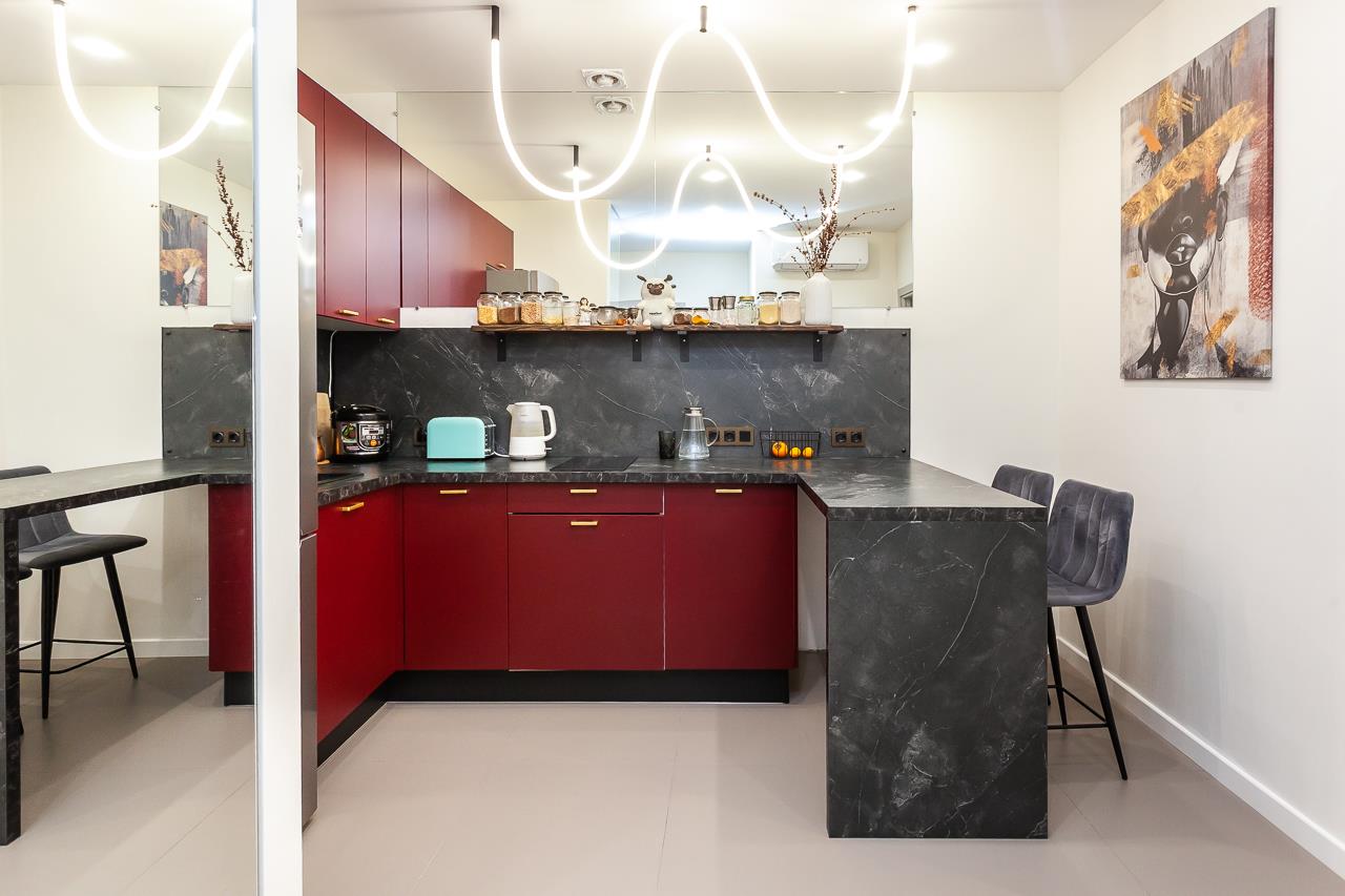 Фото №6: 1-комнатная квартира 35 м² - Краснодар, ЖК Абрикосово, жилой комплекс Абрикосово, мкр. Прикубанский внутригородской округ, ул. имени Героя Георгия Бочарникова, 4к2