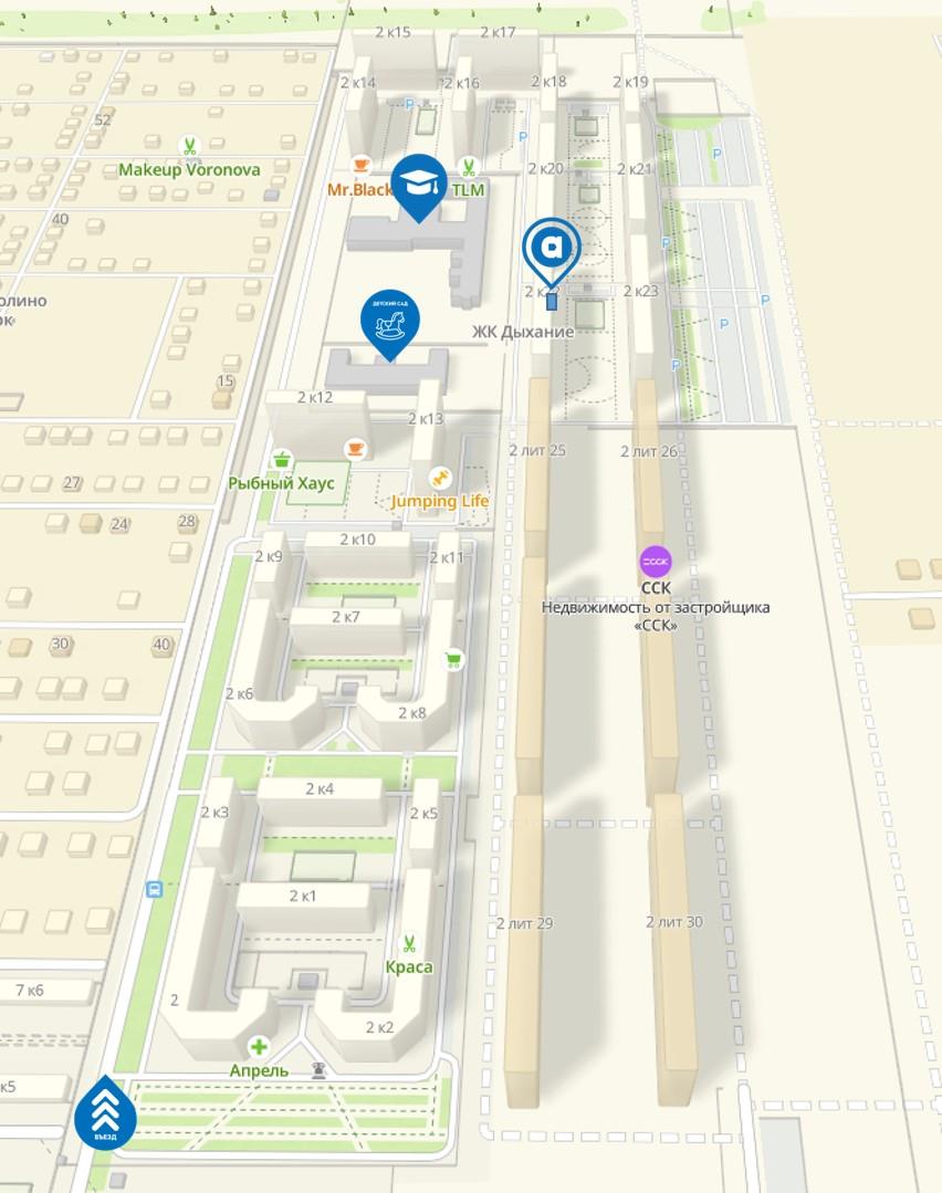 Фото №6: Коммерция 41 м² - Краснодар, Прикубанский внутригородской округ, мкр. жилой комплекс Дыхание, ул. Лётчика Позднякова, 2к20