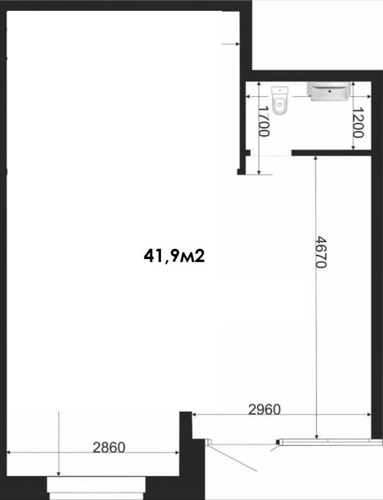 Фото №5: Коммерция 41 м² - Краснодар, Прикубанский внутригородской округ, мкр. жилой комплекс Дыхание, ул. Лётчика Позднякова, 2к20