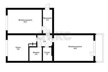 Фото №2: 2-комнатная квартира 43 м² - Краснодар, мкр. Фестивальный, ул. имени Дзержинского, 101