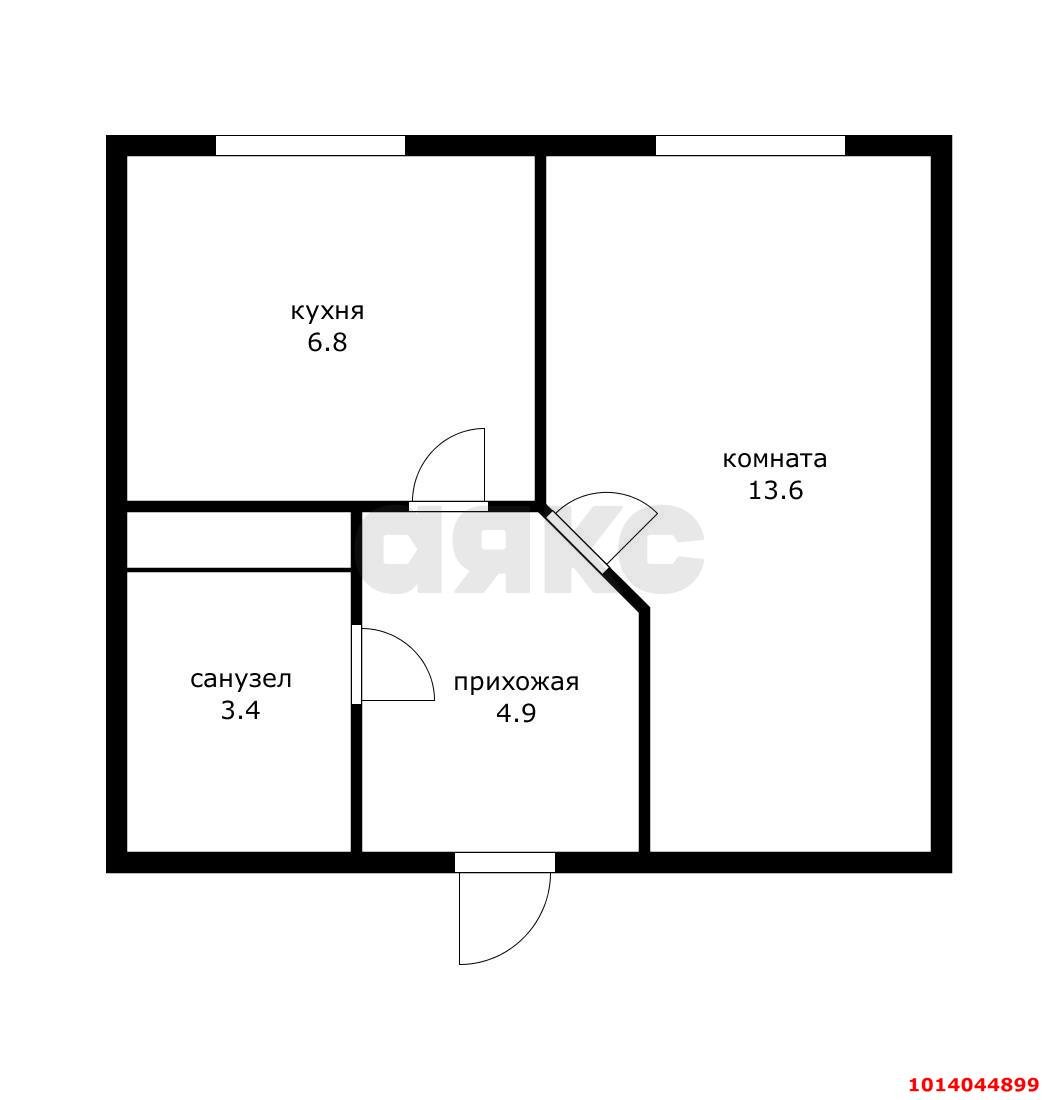 Фото №12: 1-комнатная квартира 30 м² - Краснодар, жилой комплекс Зеленодар, ул. 3-я Трудовая, 1/3