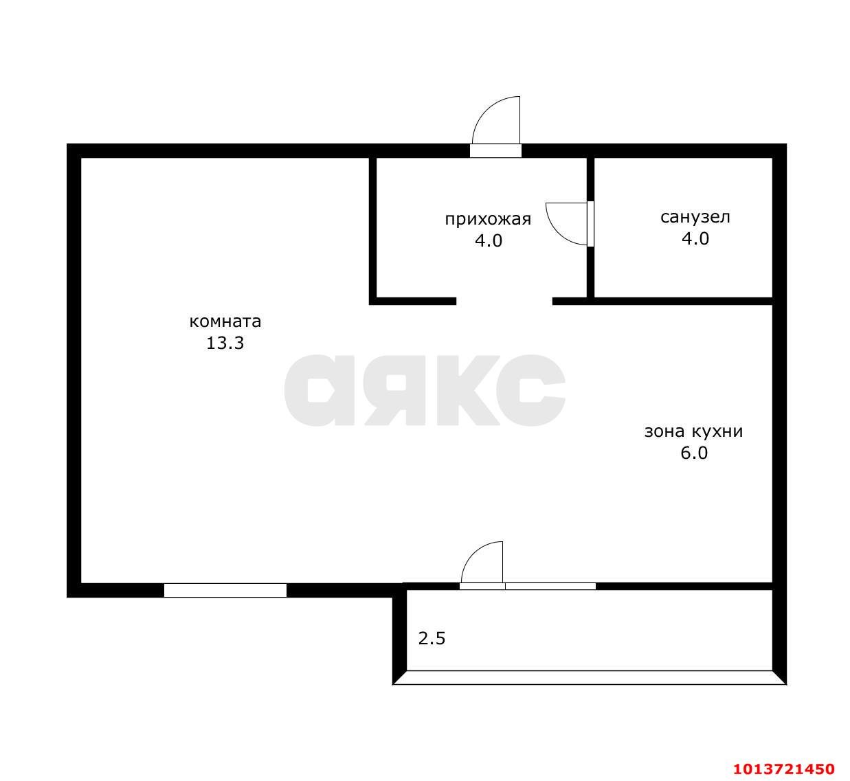 Фото №13: 1-комнатная квартира 32 м² - Краснодар, жилой комплекс Новая Португалия, ул. Лиссабонская, 109к26