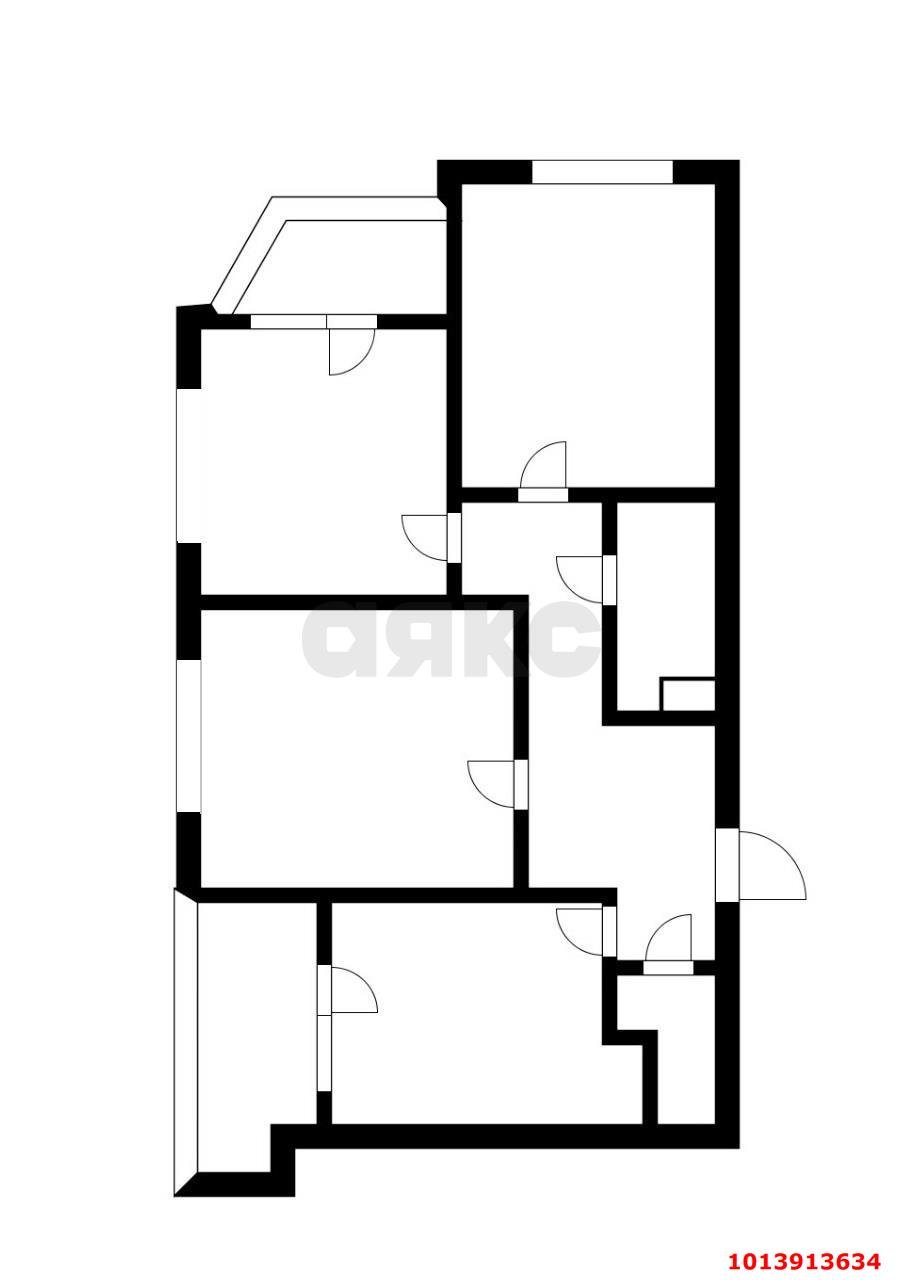 Фото №18: 3-комнатная квартира 80 м² - Краснодар, Юбилейный, ул. Генерала Шифрина, 1