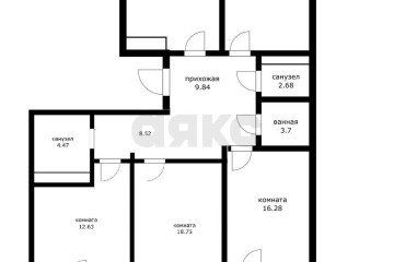 Фото №2: 4-комнатная квартира 113 м² - Краснодар, мкр. жилой комплекс Аврора, ул. имени Дзержинского, 95