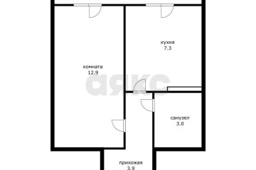 Фото №1: 1-комнатная квартира 27 м² - Краснодар, мкр. 2-я Площадка, ул. Лиговская, 18
