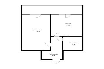 Фото №1: 1-комнатная квартира 27 м² - Краснодар, мкр. 2-я Площадка, ул. Лиговская, 18