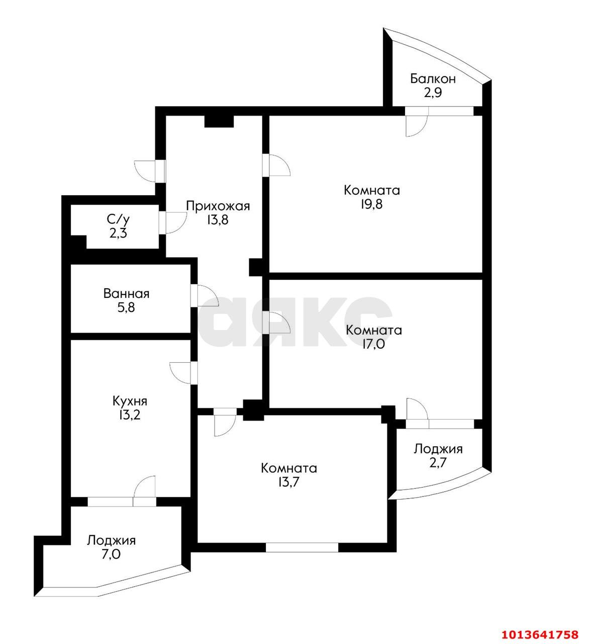 Фото №15: 3-комнатная квартира 98 м² - Краснодар, Гидростроителей, ул. имени Игнатова, 2/1
