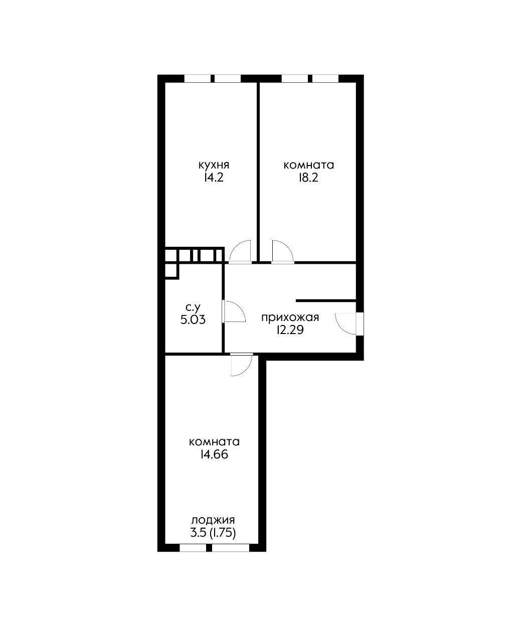 Фото №20: 2-комнатная квартира 70 м² - Краснодар, Центральный внутригородской округ, мкр. Черёмушки, ул. Обрывная, 132/1к1