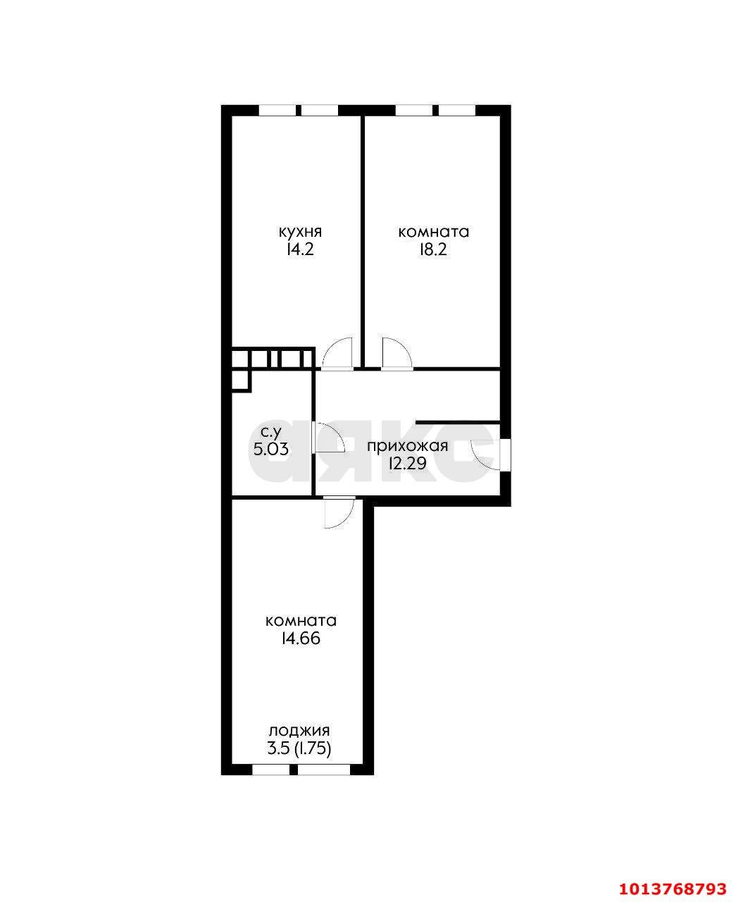 Фото №20: 2-комнатная квартира 70 м² - Краснодар, Черёмушки, ул. Обрывная, 132/1к1