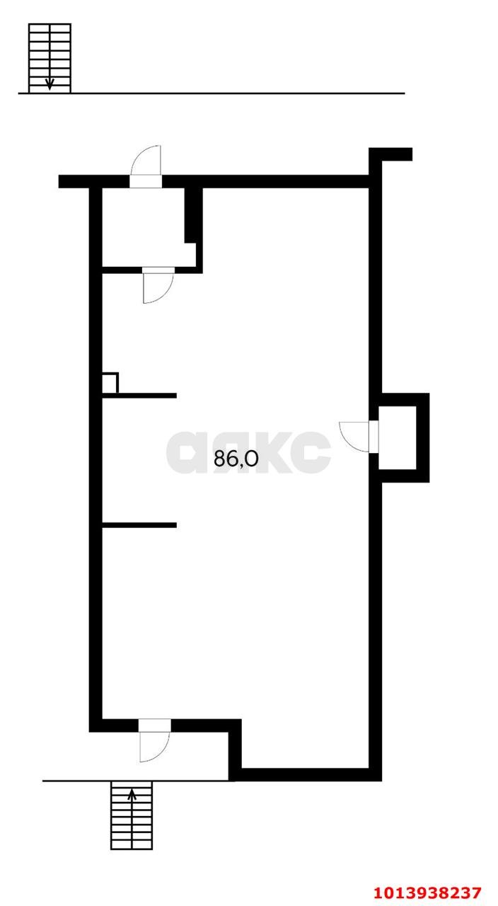 Фото №5: Торговое помещение 87 м² - Краснодар, жилой комплекс Дружный, б-р Адмиралтейский, 3