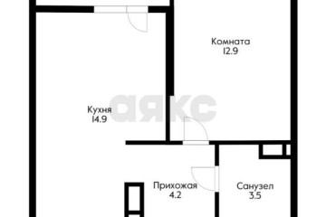 Фото №3: 1-комнатная квартира 35 м² - Краснодар, мкр. жилой комплекс Самолёт-3, ул. Ивана Беличенко, 83