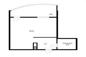Фото №5: Студия 26 м² - Краснодар, мкр. жилой комплекс Самолёт-3, ул. Ивана Беличенко, 83