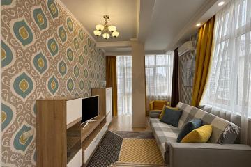 Фото №1: 1-комнатная квартира <span class="whitespace-nowrap">54 м²</span>, <span class="whitespace-nowrap">3/6 эт.</span> - Краснодар, мкр. Немецкая Деревня, ул. Баварская, 17