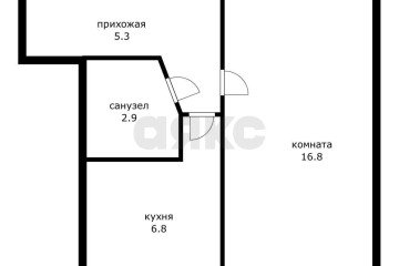 Фото №1: 1-комнатная квартира 34 м² - Краснодар, мкр. Табачная Фабрика, ул. Колхозная, 18