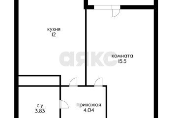 Фото №3: 1-комнатная квартира 39 м² - Ольгинка, мкр. 3-й, 21
