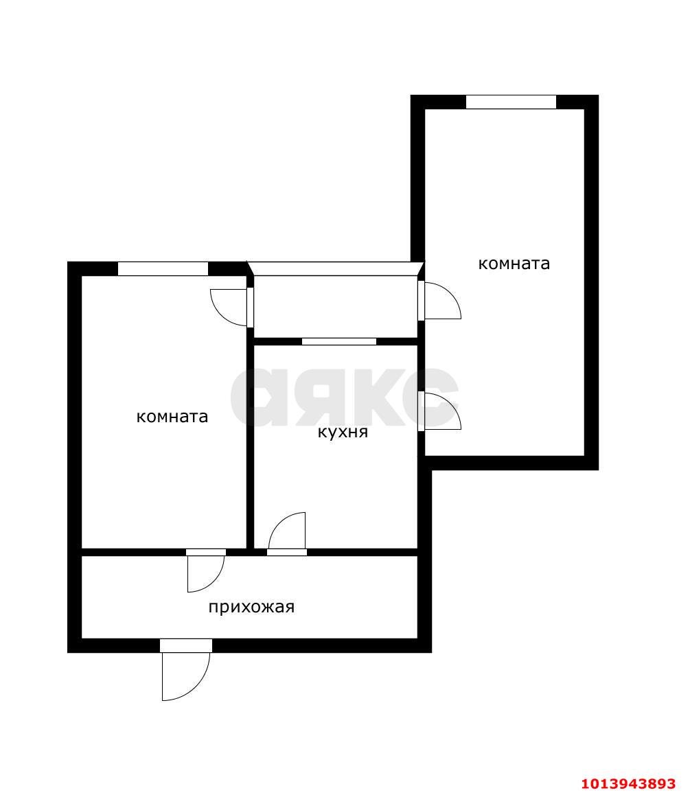 Фото №15: 2-комнатная квартира 50 м² - Краснодар, Комсомольский, ул. Уральская, 154