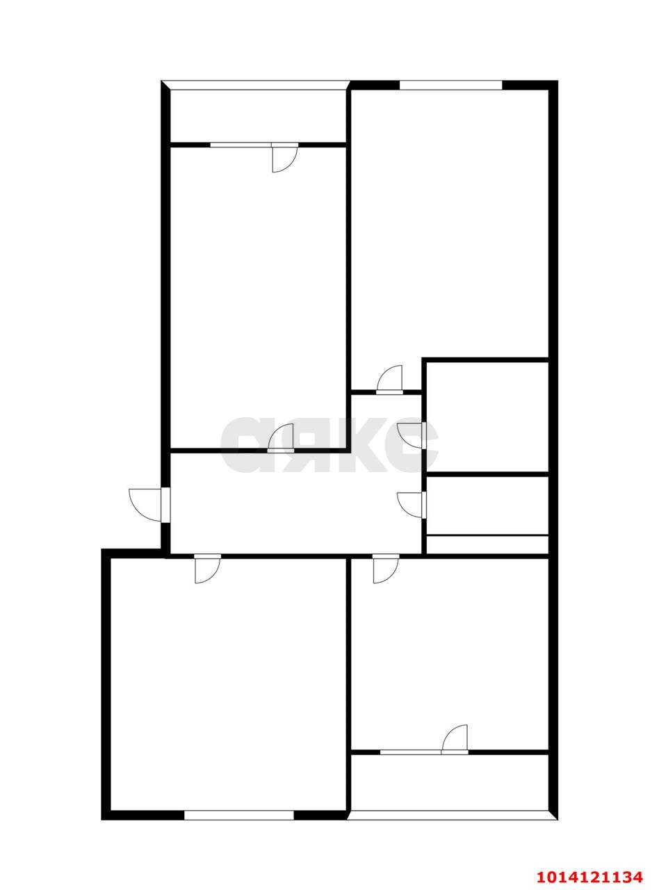Фото №12: 3-комнатная квартира 71 м² - Краснодар, жилой комплекс Перспектива, ул. Героев-Разведчиков, 6к3