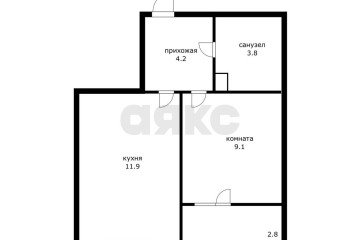 Фото №3: 1-комнатная квартира 33 м² - Краснодар, мкр. жилой комплекс Самолёт, ул. Западный Обход, 39/2к3