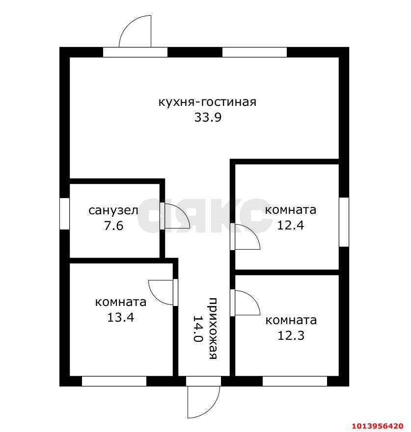 Фото №1: Дом 101 м² + 4.8 сот. - Новотитаровская, Прикубанский внутригородской округ, мкр. жилой комплекс Грани, ул. Сельская, 66