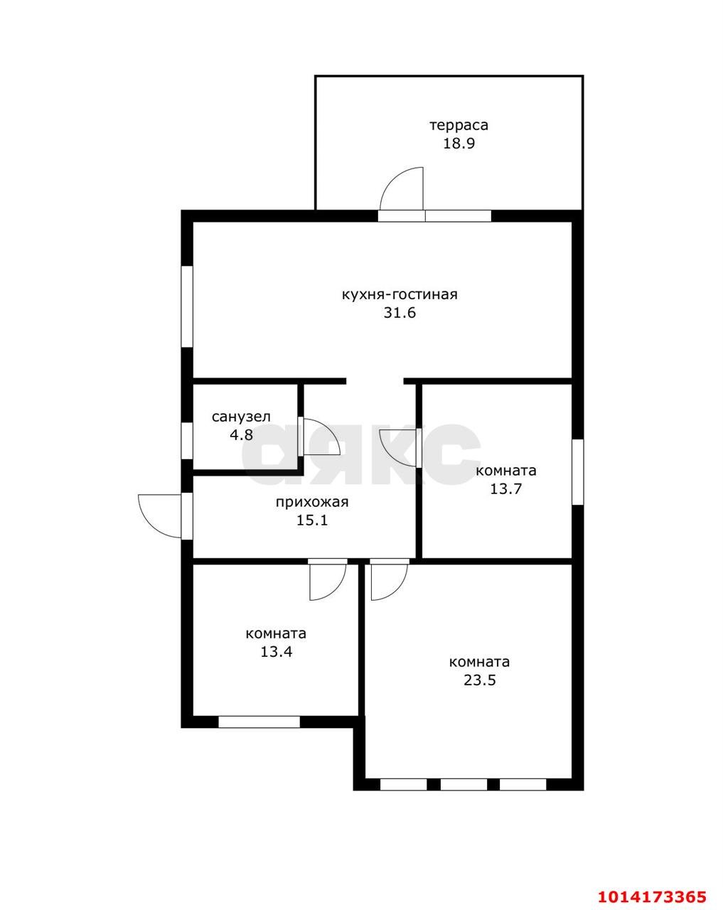 Фото №15: Дом 126 м² + 4.87 сот. - СНТ 50 лет Октября, Прикубанский внутригородской округ, ул. Победы, 67
