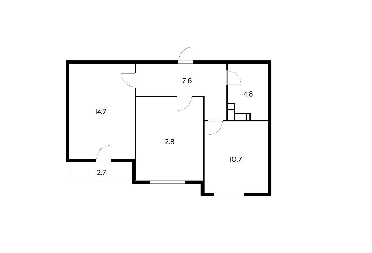 Фото №1: 2-комнатная квартира 50 м² - Краснодар, ЖК Смородина, жилой комплекс Смородина, мкр. Карасунский внутригородской округ, ул. Владимира Жириновского, 1