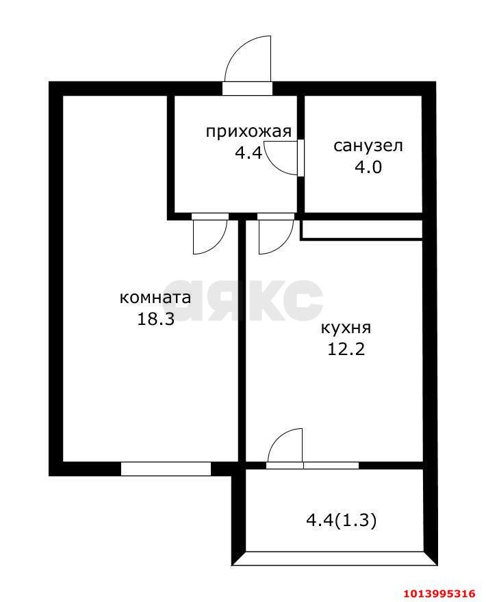 Фото №2: 1-комнатная квартира 36 м² - Краснодар, жилой комплекс Отражение, ул. Конгрессная, 41
