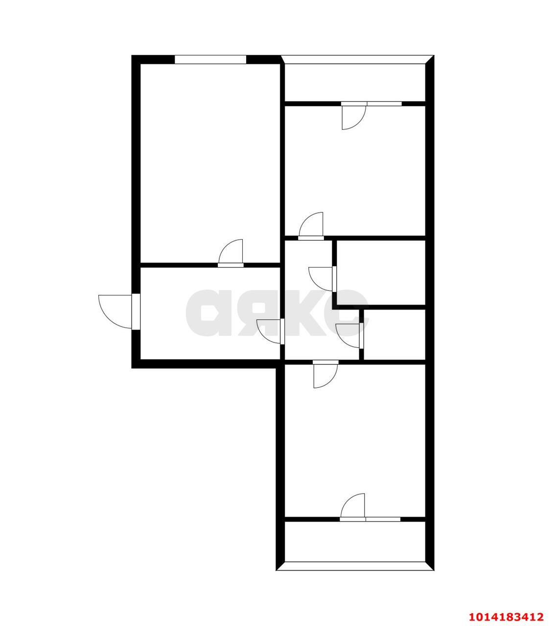 Фото №14: 2-комнатная квартира 70 м² - Краснодар, Молодёжный, ул. Душистая, 43