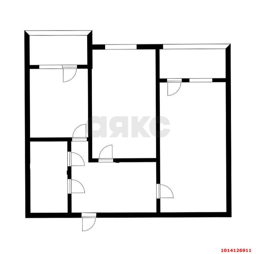 Фото №13: 2-комнатная квартира 65 м² - Краснодар, жилой комплекс Дружный, ул. Адмирала Серебрякова, 3к3